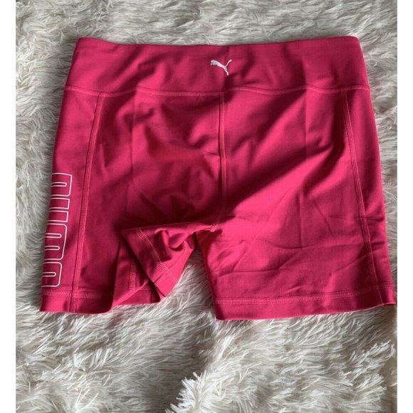 Women’s active Shorts Size XL Puma attitude Glowing Pink White - Picture 3 of 11